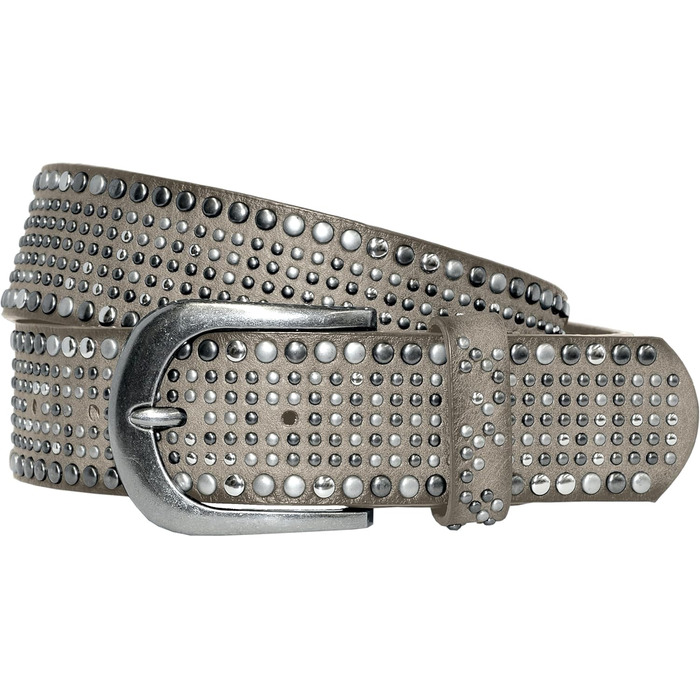 Жіночий ремінь з пряжками - ВІнтажний ремінь - Джинсовий ремінь у 15 кольорах - Довжина 80-105 см, Champagne 105 (Підходить для обхвату талії 107-112 см.)