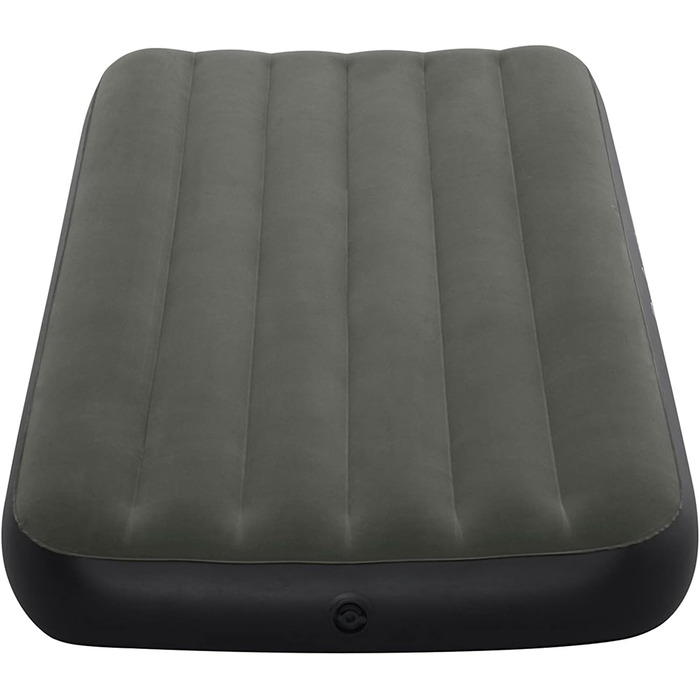 Надувний матрац Bestway TriTech Connect and Rest 3-в-1 | Міцний матеріал | Регульовані пряжки | 2 матраци в комплекті | Сірий колір | 188 x 99 x 25 см
