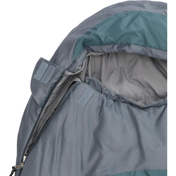 Сплячий мішок Where Tomorrow Mumienschlafsack Goblinblau / Grau, 230x80 см