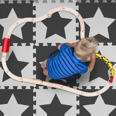 Relaxdays Puzzle Mat Stars