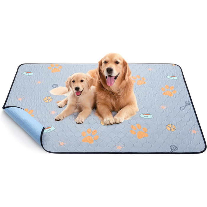 Багаторазові пелюшки для цуценят, 2 шт. Суперпоглинаючі пелюшки PIPI для собак, неслизькі тренувальні пелюшки для диванів, вольєрів або автокрісел 76x81 см (2 шт.) (168x125 см (1 шт.))