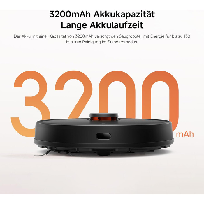 Робот-пилосос Xiaomi T12 з функцією вологого прибирання, потужність всмоктування 5000Па, керування через додаток та голосом
