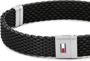 Браслет Tommy Hilfiger для чоловіків з силікону (синій або чорний)