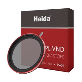 Фільтр Haida CPL + VND 77mm: поляризаційний та змінний ND-фільтр (3-7 стопів)