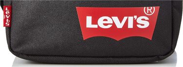 Чорна міні-сумка крос-боді Levi's Mini Crossbody Solid з логотипом Red Batwing