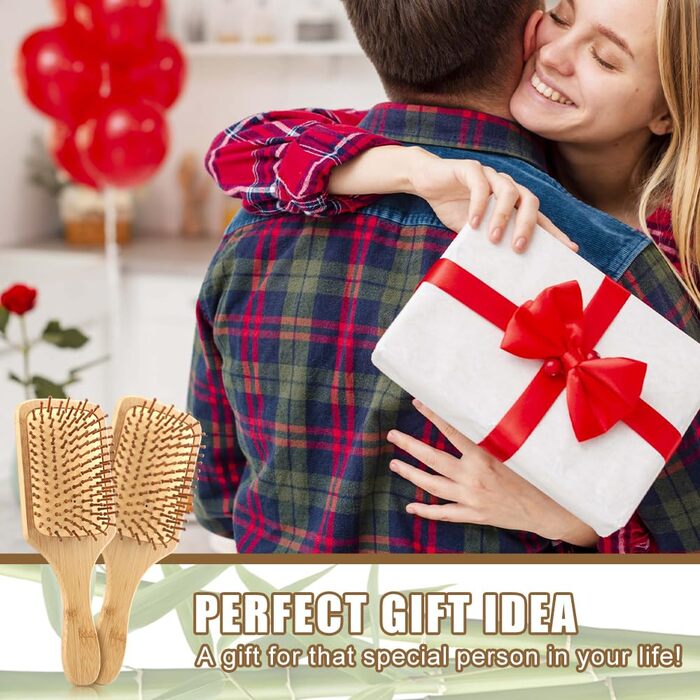 Набір дерев'яних гребінців з бамбука (3 шт.) для волосся: чоловічих, жіночих, дитячих, густого, довгого, хвилястого волосся