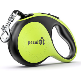 Рулетка для собак Pecute 8м, 50 кг, зелена, антизаплутування, швидке гальмування