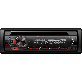 Автомагнітола Pioneer DEH-S420BT 1-DIN з CD-програвачем, Bluetooth, USB, AUX, MP3, RDS, еквалайзером, підтримкою iPod та додатком Smart Sync