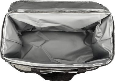 Термосумка B.PRIME 20L Classic Grey - Ізоляційна сумка для пікніка, подорожей та кемпінгу 36x26x22 см