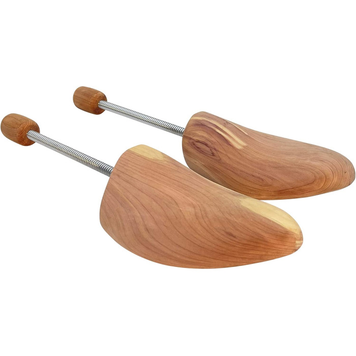 Max Basic Cedar Shoe Spreader, Shoe Stretcher, Shoe Former made of Cedarwood for Women and Men, Set of 3 Pairs