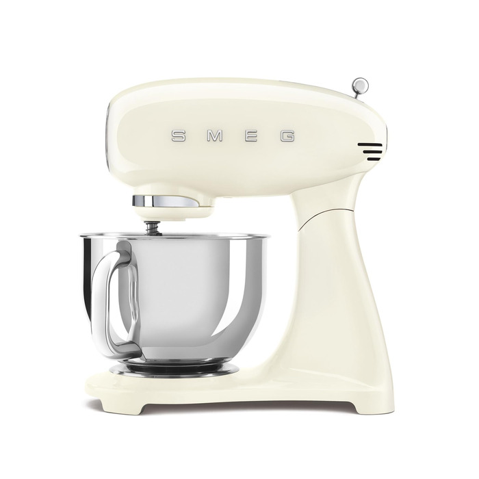 Планетарний міксер Smeg SMF03PKEU, 800 Вт, 10 швидкостей, з набором вінчиків, колір Rose (Крем)