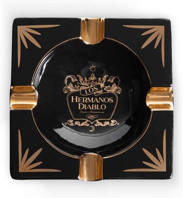 Велика попільничка Cohiba Hermanos Diablo для сигар і сигарет, для патіо, вулиці та приміщень