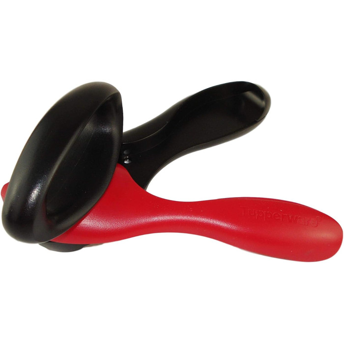 Tupperware Kitchen Helpers Can Opener Black-Red D159 Cans and Jars Opener