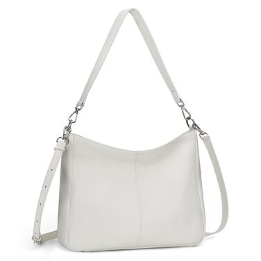 Жіноча сумка-шопер Befen з натуральної шкіри бежевого кольору, середнього розміру, з ручками та 2 плечовими ременями - класична елегантна сумка-хобо