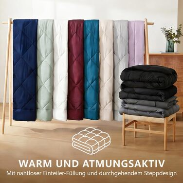 Всесезонна ковдра CozyLux 200x200 см, біла, для 4 сезонів