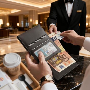 TENBST Smart Wallet 3.0: Шкіряний гаманець для чоловіків з магнітною застібкою | RFID-захист | Slim-модель | Гаманець-картхолдер