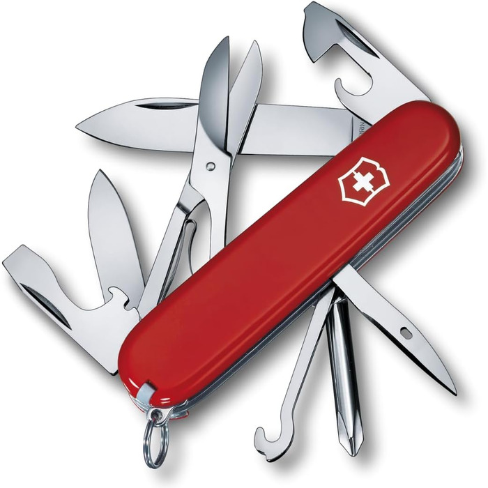 Мультитул Victorinox Super Tinker: швейцарський ніж з 14 функціями (червоний)