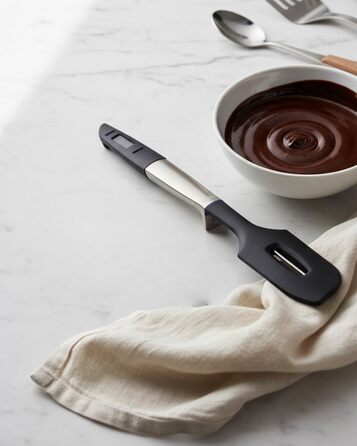 Ложка для приготування їжі Johann Lafer Turbo з нержавіючої сталі, ергономічна ручка, плоскі дротики для легкості | Преміум якість, точність, швидкість, задоволення