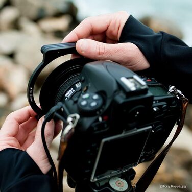 Набір фільтрів K&F Concept Nano-X: квадратний фільтр, ND1000, фільтр-утримувач, 8 адаптерних кілець