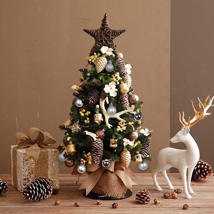 4 см Новорічні кулі для прикраси ялинки, 40 шт. Срібні, ударостійкі, для ялинки