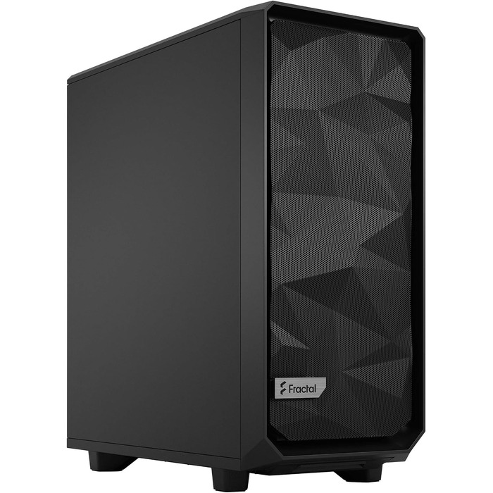 Корпус для ПК Fractal Design Meshify 2 Compact Black ATX, Mid Tower, високий повітряний потік, глуха бічна панель