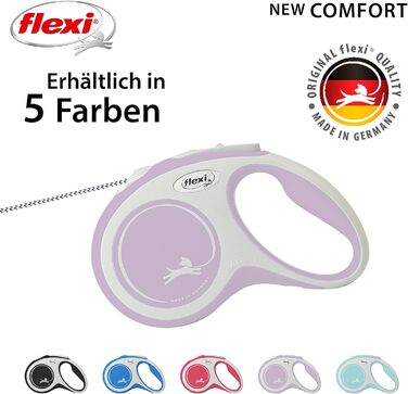 Рулетка вимірювальна Flexi Comfort S, 5 м, рожева