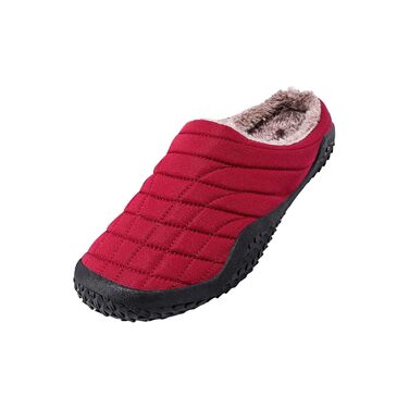 Чоловічі теплі халапи з овечої шкіри, м'які та зручні, червоні, розмір 42