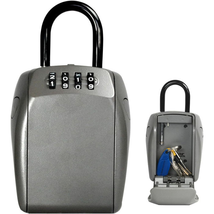 Сейф для ключів Master Lock з додатковою безпекою, зовнішній, 13.2 x 10.5 x 4.6 см, ключовий сейф (на дужці)