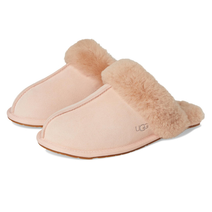 Жіночі домашні капці UGG Scuffette II Metallic Spots, бежевий (Beige Blush), розмір 36 EU
