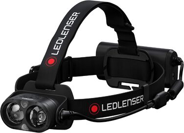 Налобний ліхтар Ledlenser H19R Core 3500 лм, акумуляторний, LED, червоне світло, IP67, USB-зарядка, дальність 300 м