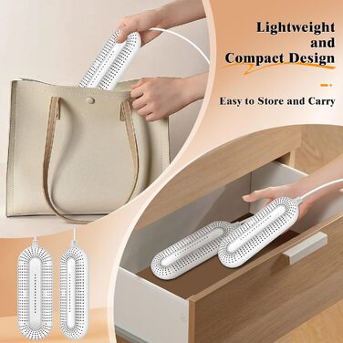 Електричний сушильник для взуття NZQXJXZ з таймером, швидкий сушильник для рукавичок та черевиків, видаляє запахи та антибактеріальний (EU-штекер)