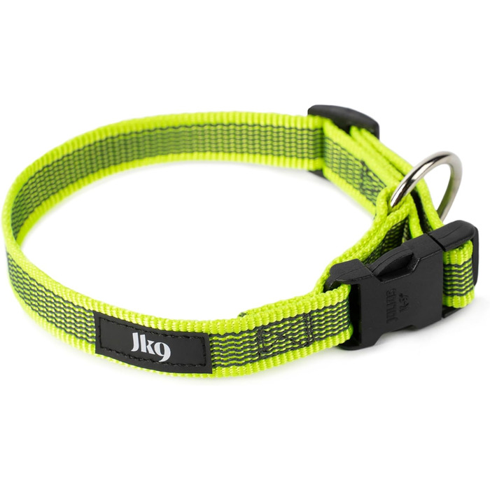 Нашийник Julius K9 200HA-K-2015 серії Color & Gray, чорно-сірий, регульований, 50 мм, 49-70 см, з надійним затвором та логотипом (без ручки), 1 шт.