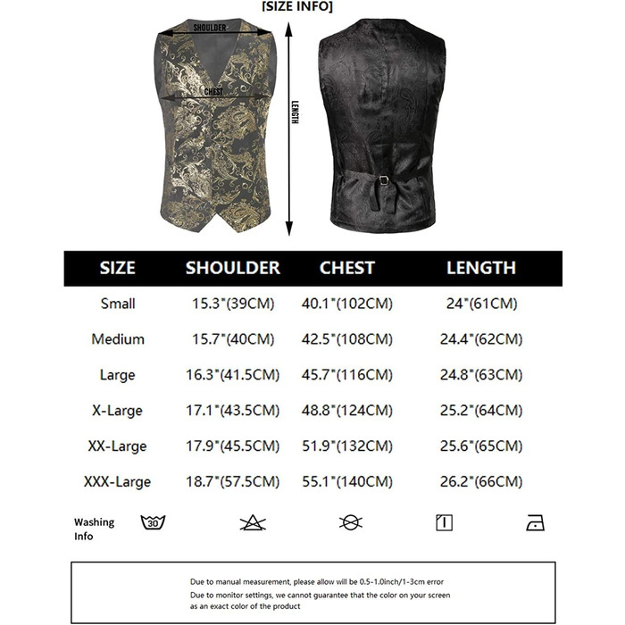 Жилет чоловічий PARKLEES, металевий візерунок пає, золотистий, блискучий, для весілля, балу, вечірки, костюма або смокінга, 3XL, коричневий