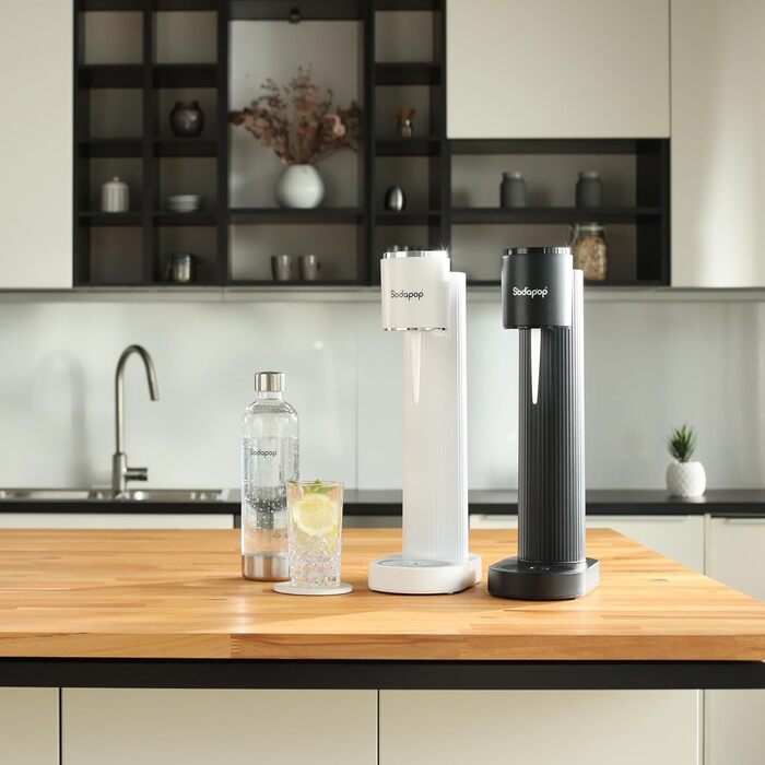 Водопровідна система Sodapop Cooper: стильна та компактна модель (44.9 см, білий, з PET-пляшкою)
