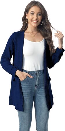 Кардиган чоловічий Daen Langar з відкритим передом, темно-синій (3XL)