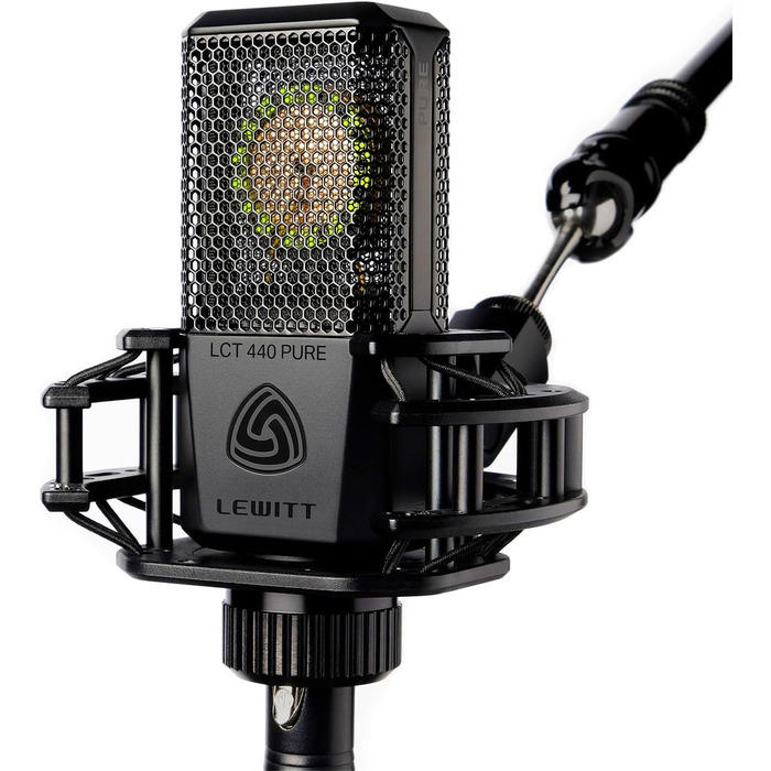 LCT 440 Pure - XLR конденсаторний мікрофон з 1' капсулою: ідеальний для вокалу, інструментів, подкастів та стрімінгу. У комплекті: мікрофонна павутина, поп-фільтр, вітрозахист та транспортна сумка.