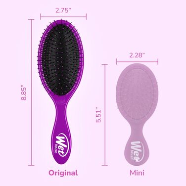Wet Brush Original Detangler - щітка для волосся, розплутування, ультрам'які щетинки, фіолетова