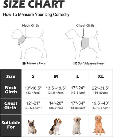 Світловідбиваючий нашийник для собак Joytale з LED, перезаряджуваний, для середніх собак, не тягне, з ручкою, регульований, для нічних прогулянок, чорно-синій, M (1 шт.)