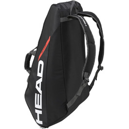 HEAD Tour Racquet Bag - Schwarz/Weiß (Schwarz/Orange) - Tennis Bag for Players