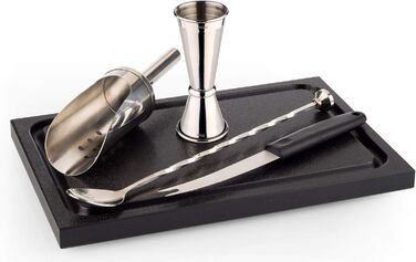 Gin-Tonic Premium Set, Bar Equipment, shiny stainless steel look, food-safe, dishwasher-safe, Long Drink Set