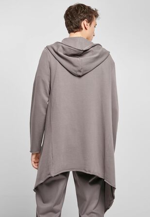 Кардиган чоловічий Urban Classics з капюшоном, відкритий край (4XL, асфальт)