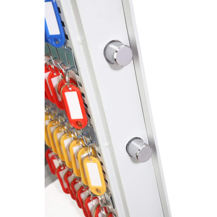 Шкафчик для ключів Phoenix Cygnus KS0032E на 48 ключів з брелоками, білий (300 гачків)