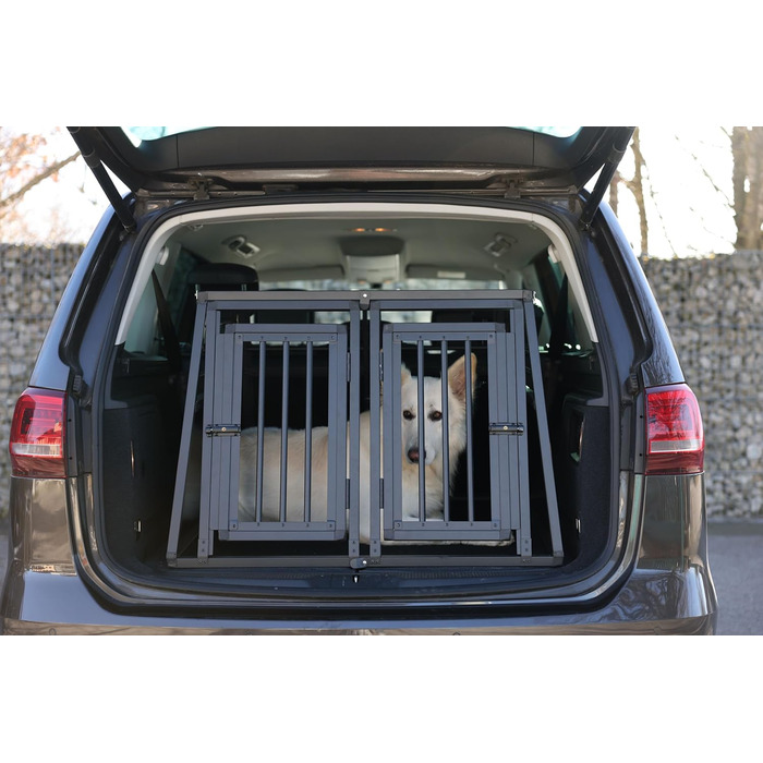 Kerbl Pet Транспортна переноска для собак Vacation, алюмінієва, з антиковзким килимком, 92x97x68 см