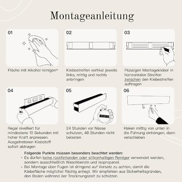 Designfabrik Hamburg Shower Shelf without Drilling | Bathroom Organizer | Shower Shelf without Drilling | Bathroom Shelf | Hanging Shelf | Wall Shelf | Self-Adhesive Shower Basket | Shower Shelf Black 42 cm