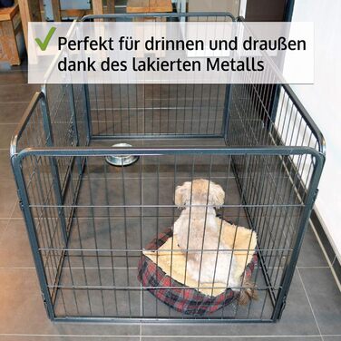 Zooprinz Freilaufgehege для собак (загон) - ідеальний вольєр для цуценят та великих собак, стабільне плетіння, 4 моделі, 70,5 см