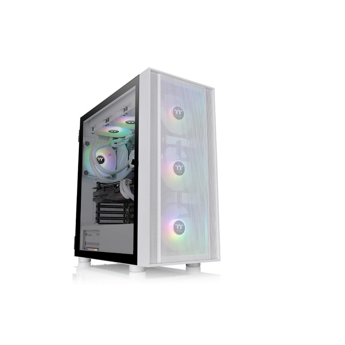 Корпус Thermaltake TG RGB ATX з темперованим склом | 120мм вентилятор | Чорний (H570 ARGB, Snow)