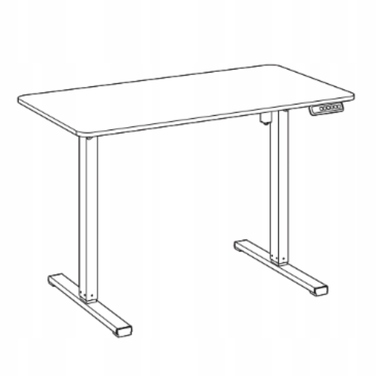 Електричний стіл з регулюванням висоти Spacetronik 120x60 з пам'яттю, Дуб Artisan