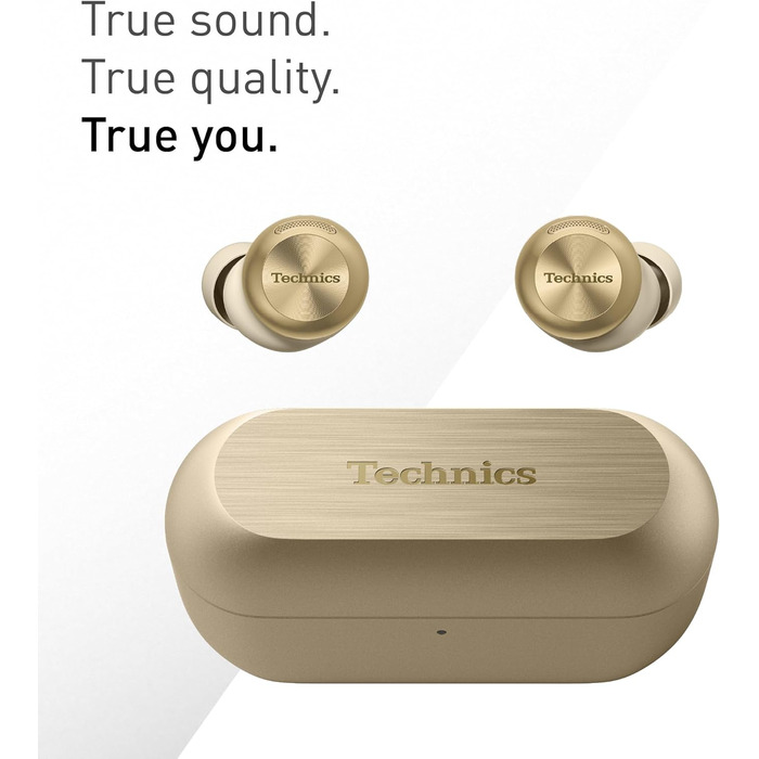 Technics EAH-AZ100E-S Бездротові навушники з активним шумозаглушенням, 10 мм драйвер, Bluetooth Multipoint, AI Voice Focus, срібні