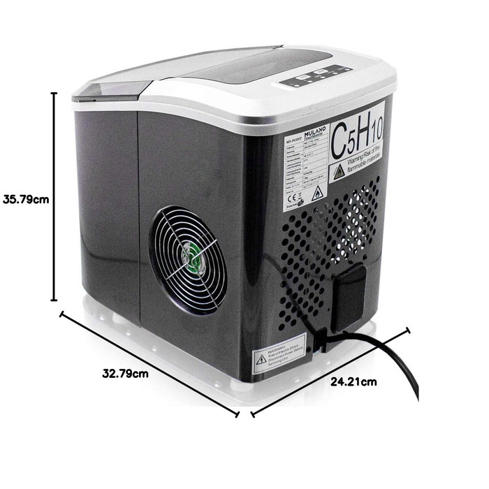 Машина для приготування льоду з нержавіючої сталі, Ice Maker, Icemaker (сірий)