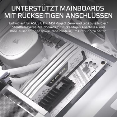 Корпус ПК CORSAIR 4000D Mid-Tower ATX з високим повітряним потоком та InfiniRail™